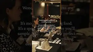 Ever wonder what actually happens at a wedding tasting? 💭
