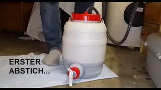 Wein selber machen #03 | Erster Abstich des neuen Jahrgangs
