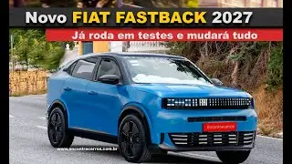 Novo Fiat Fastback 2027 j&aacute; roda em testes na Europa e mudar&aacute; tudo