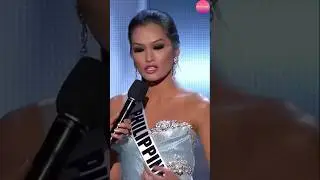 Is English a Prerequisite to Win Miss Universe? Janine Tugonon answers #missuniverse #shorts #fyp