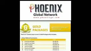 phoenix global network complan presentation.#networkmarketing #nigeria #orelflame