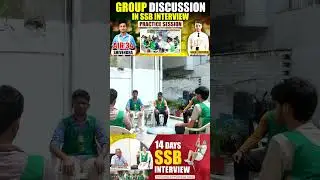 Group Discussion (GD) Activity in SSB Interview | Best SSB Interview Coaching in India #GD #SSB
