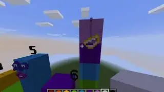 Build Giant Numberblock 7 in Minecraft