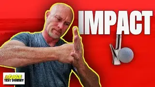 BETTER Golf Impact with Club Setup - Golf Test Dummy