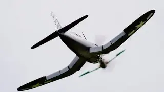 5 CYL 250cc RADIAL MOKI RC CARF WARBIRDS - CORSAIR & TWO P-47 THUNDERBOLTS AT WESTON PARK - 2016