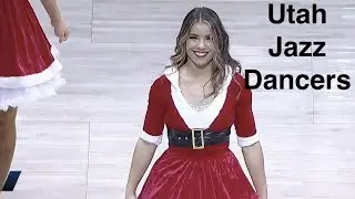 Utah Jazz Dancers - NBA Dancers - 12/9/2019 dance performance -- Jazz vs Thunder