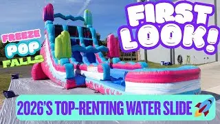Горка BounceWave №1 по предзаказу за всю историю: Freeze Pop Falls Hybrid вживую на IAAPA 2025! 🌊