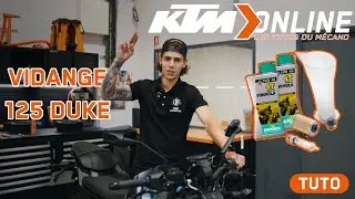 Tuto Vidange KTM 125 Duke | Votre entretien moto facile et rapide !