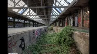 Abandoned station (Montzen Gare) Belgium Sep 2022 (urbex lost places bahnhof ruin ruine Belgi&euml; UE)