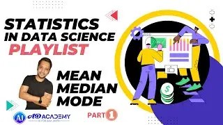 How to calculate Mean, Median, Mode in Statistics| Probability | Data science | Machine Learning |AI
