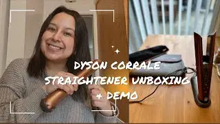 DYSON CORRALE HAIR STRAIGHTENER | UNBOXING AND DEMO IN 2023 #dyson #dysoncorrale #dysonhair