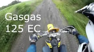 Yamaha 125 YZ vs GasGas 125 EC acceleration