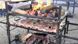 pigs on fire