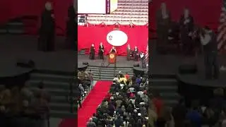 National Anthem at St. John&rsquo;s University - singer Kayla Knight