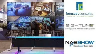 NAB 2018 Forecast Consoles Sightline Monitor Wall