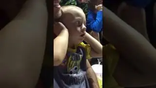 Eli at tractor pulls Morrow county fair