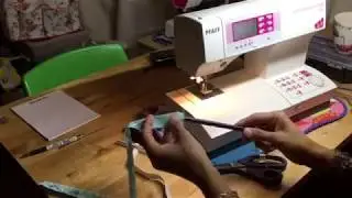 How to make an elasticated strap for a child's dress using the Turning Set from Prym