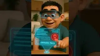 Dad Tries AR Glasses... and Unleashes a Dinosaur Invasion! | Funny AR Fail | Baan Puan 3D 🦖🕶️
