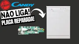 Máquina de lavar loiça Candy/Hoover não liga