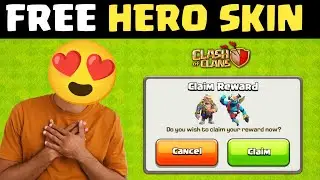 I GOT FREE HERO SKINS BY SUPERCELL IN CLASH OF CLANS 🤩 - HOW TO GET FREE SKIN