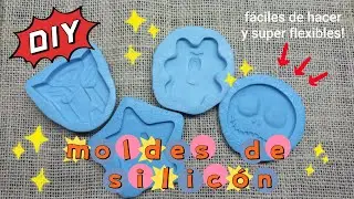 Como hacer Moldes de silicon, Fáciles de hacer, super flexibles 🤩