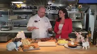 Erin Visits Green Pig Bistro and Learns the Proper Way to Cook, Prepare and Cut Some Tasty BBQ Ribs.