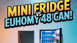 EUHOMY 48 Can Countertop Fridge &mdash; Best Mini Fridge for Dorms & Home Bars! 🍹