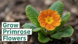 Beautiful Primroses: Pink, Yellow, Orange, and Purple