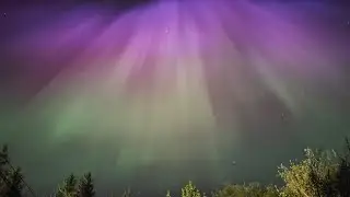 Northern lights Uk Scotland 2024 Solar storm Aurora borealis