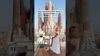 INSTAGRAMMABLE SPOTS IN BARCELONA!! 😱🤩🫢 #shorts #travel #holiday