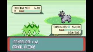 POKEMON EMERALD | SANDSLASH | ARMADURA &Aacute;CIDA | ACID ARMOR