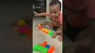 Making ship with blocks..awesome design by Parv..#video #yt #parv #funny #cutebaby #trending #ship