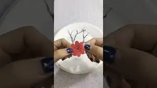 🌸 Cute Paper Plate Art! DIY Cherry Blossom Decoration for Home! #EasyCraft