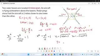 Applications of a Hyperbola - Radar Tracking