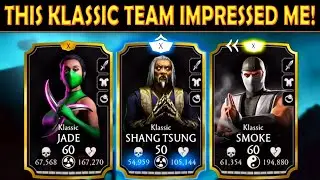 MK Mobile. I Found Best Gold Klassic Shang Tsung Team. This Klassic Team is OP!