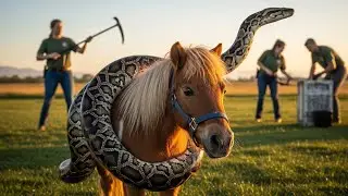 Dawn Rescue in Utah: Mini Pony Saved from Giant Python