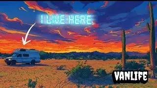 Camping and Cooking Steak Fries in the DESERT - Quartzsite Arizona