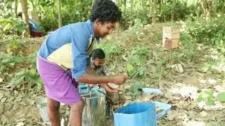 Honey Extraction  ಜೇನು ಕೃಷಿ ಕನ್ನಡ- ಕರ್ನಾಟಕ