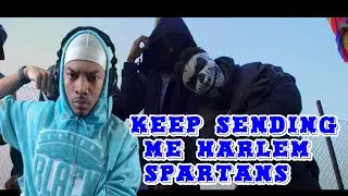 AMERICAN REACTS TO Harlem Spartans (Blanco x MizOrMac x Bis) | Kent Nizzy [Music Video]- SBTV