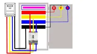 3P LT Switchgear Distribution panel wiring explained  3 Phase LT Switchgear Main panel Board Wiring