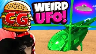 My Helicopter Keeps Getting Followed By a WEIRD UFO in The Long Drive!