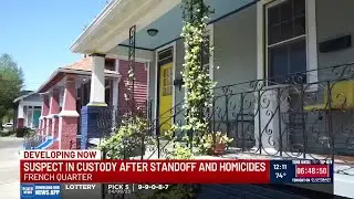 Double homicide tied to armed standoff in French Quarter, police say