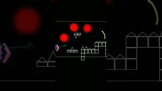 Декорю уровень, как вам? #shorts #geometrydash #level #creator #building