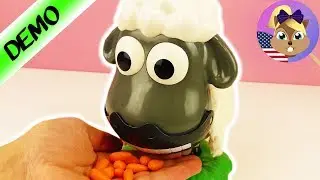 THE GREEDY SHEEP! English Demo - MANNI EATS TILL HE IS FULL & LOSES HIS WOOL! Play with me
