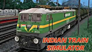NDIAN TRAIN SIMULATOR GAMEPALY || REALSTIC GAMEPLAY || INDIAN RAILWAYS #viralvideos #railway
