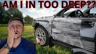 Полностью разбираю свою Subaru для покраски.