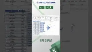 Excel Mein Interactive Map Chart Banao | Data Visualization Trick