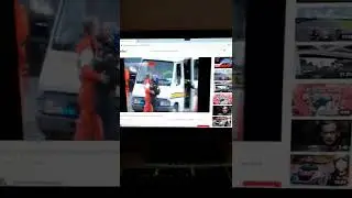Joseph arnold is watching ginetta gt supercup Thruxton 2011 crash when the red flags has stopped