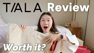 TALA TRY ON HAUL | 2025 sustainability fashion lookbook | meet melanie ma