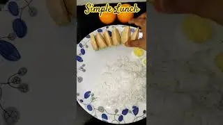 Simple & Healthy  Home Lunch Plate 🍛#homefood #food #simplelunch #minivlog #homemademeals #shorts